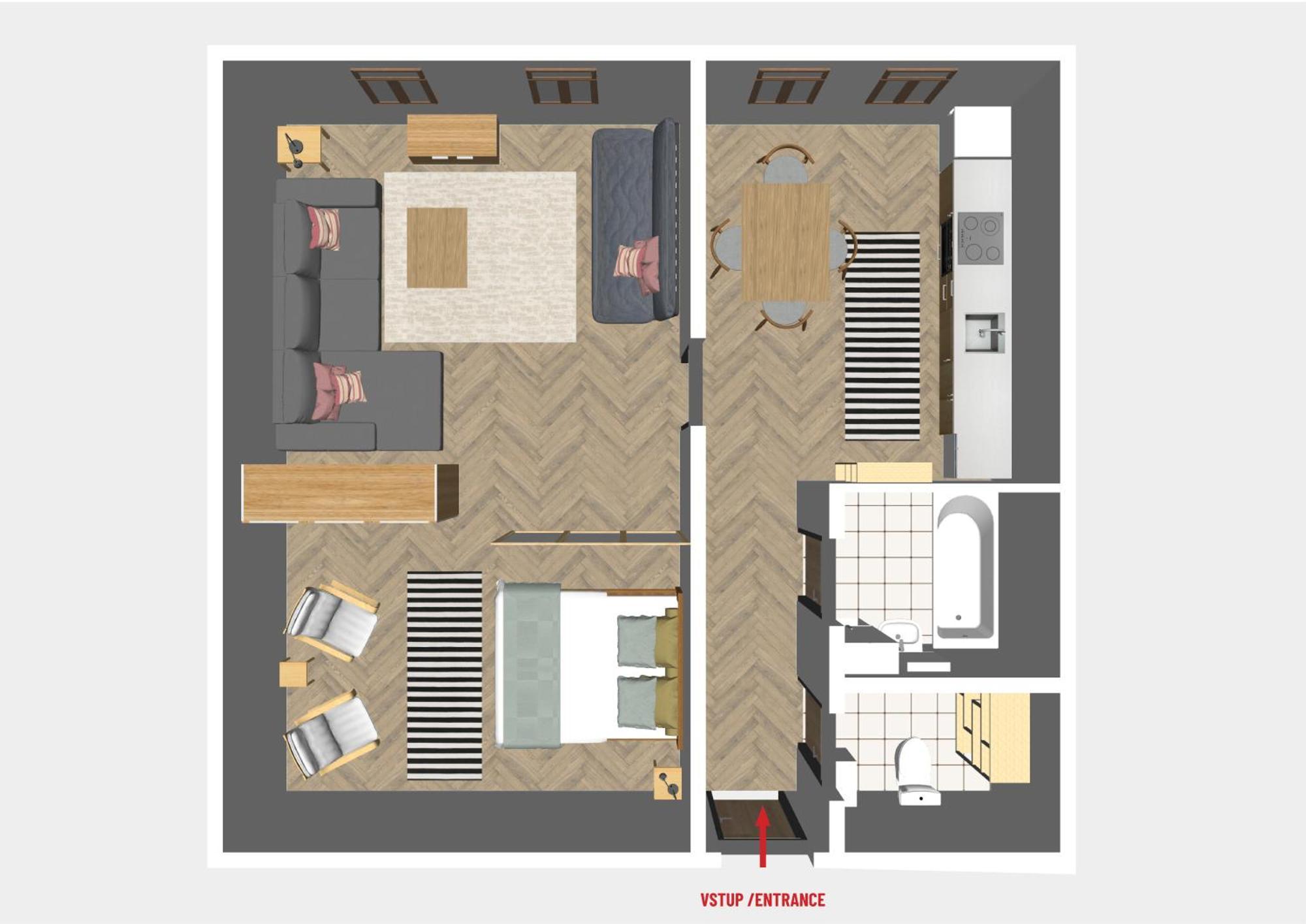 Apartman Pod Valdickou Branou Їчін Екстер'єр фото